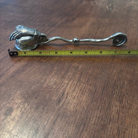 Solid Pewter Fairy Butlers Hand‎ Candle Snuffer - Picture 5 of 5